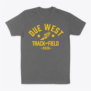 Due West Elementary School Track and Field Classic Dad T-Shirt
