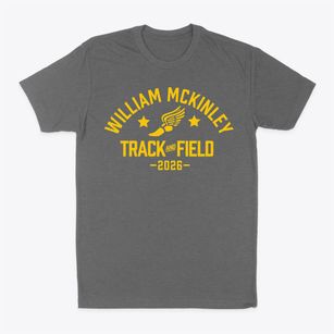 William Mckinley Elementary School 39 Track and Field Classic Dad T-Shirt