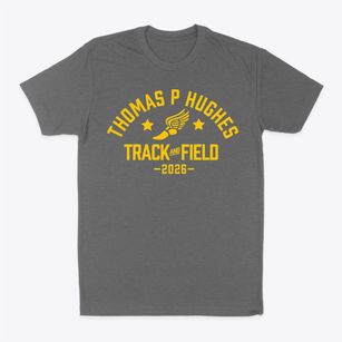 Thomas P Hughes Elementary School Track and Field Classic Dad T-Shirt