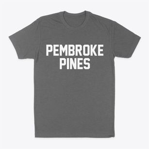 Pembroke Pines Florida Classic Block Classic Dad T-Shirt