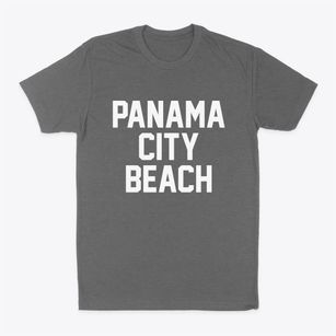 Panama City Beach Florida Classic Block Classic Dad T-Shirt