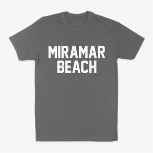 Miramar Beach Florida Classic Block Classic Dad T-Shirt