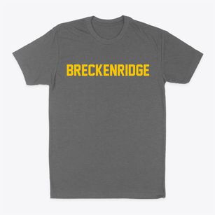 Breckenridge Colorado Classic Block Classic Dad T-Shirt