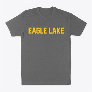Eagle Lake Texas Classic Block Classic Dad T-Shirt