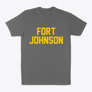 Fort Johnson New York Classic Block Classic Dad T-Shirt