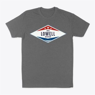 Lowell Michigan Diamond Star Classic Dad T-Shirt