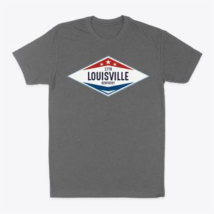 Louisville Kentucky Diamond Star Classic Dad T-Shirt