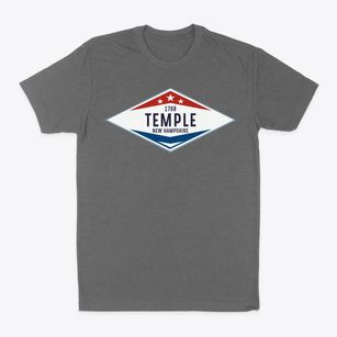 Temple New Hampshire Diamond Star Classic Dad T-Shirt