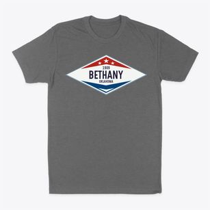 Bethany Oklahoma Diamond Star Classic Dad T-Shirt
