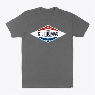 St. Thomas North Dakota Diamond Star Classic Dad T-Shirt