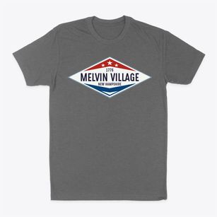 Melvin Village New Hampshire Diamond Star Classic Dad T-Shirt