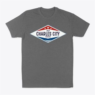 Charles City Virginia Diamond Star Classic Dad T-Shirt
