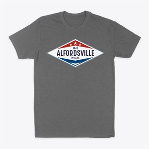 Alfordsville Indiana Diamond Star Classic Dad T-Shirt