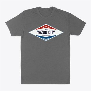 Yazoo City Mississippi Diamond Star Classic Dad T-Shirt