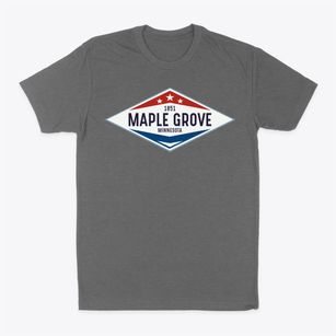 Maple Grove Minnesota Diamond Star Classic Dad T-Shirt