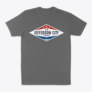 Jefferson City Tennessee Diamond Star Classic Dad T-Shirt