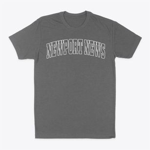 Newport News Virginia Trendy Block Classic Dad T-Shirt