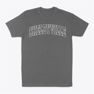 Shelbyville Kentucky Trendy Block Classic Dad T-Shirt