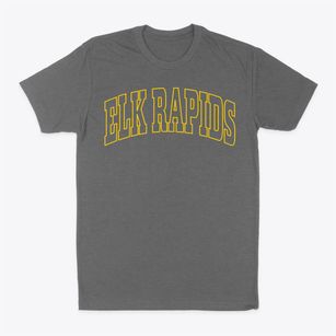 Elk Rapids Michigan Trendy Block Classic Dad T-Shirt