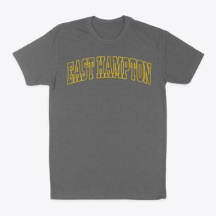 East Hampton New York Trendy Block Classic Dad T-Shirt