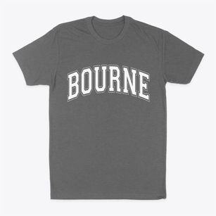 Bourne Massachusetts Varsity Classic Dad T-Shirt