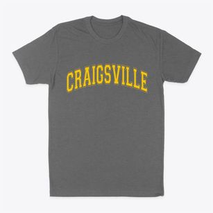 Craigsville West Virginia Varsity Classic Dad T-Shirt