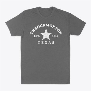 Throckmorton Texas Star Classic Dad T-Shirt