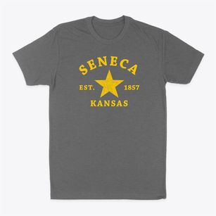 Seneca Kansas Star Classic Dad T-Shirt