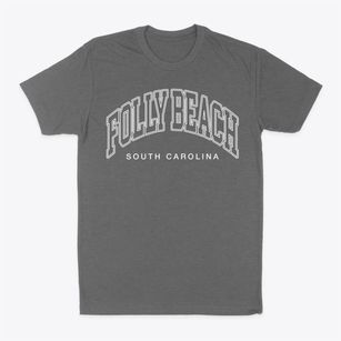 Folly Beach South Carolina Inline Classic Dad T-Shirt