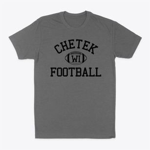 Chetek Wisconsin Football Classic Dad T-Shirt