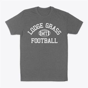 Lodge Grass Montana Football Classic Dad T-Shirt