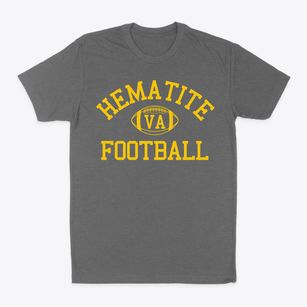 Hematite Virginia Football Classic Dad T-Shirt