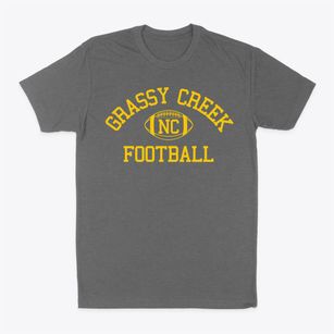 Grassy Creek North Carolina Football Classic Dad T-Shirt