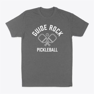 Guide Rock Nebraska Pickleball Classic Dad T-Shirt