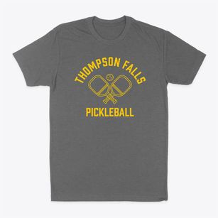Thompson Falls Montana Pickleball Classic Dad T-Shirt
