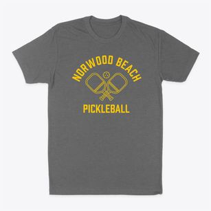 Norwood Beach North Carolina Pickleball Classic Dad T-Shirt