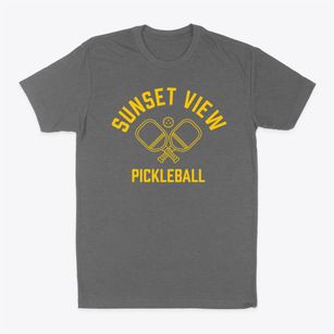 Sunset View Maryland Pickleball Classic Dad T-Shirt