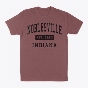 Noblesville Indiana Classic Established Classic Dad T-Shirt