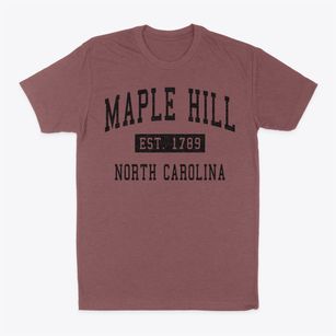 Maple Hill North Carolina Classic Established Classic Dad T-Shirt