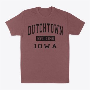 Dutchtown Iowa Classic Established Classic Dad T-Shirt