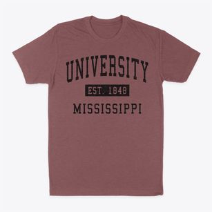 University Mississippi Classic Established Classic Dad T-Shirt