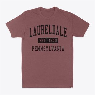 Laureldale Pennsylvania Classic Established Classic Dad T-Shirt