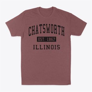 Chatsworth Illinois Classic Established Classic Dad T-Shirt