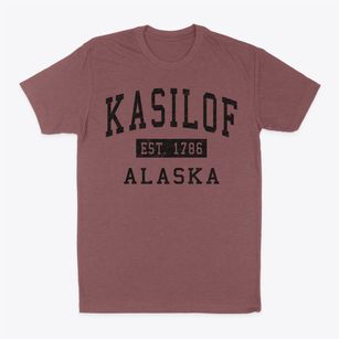 Kasilof Alaska Classic Established Classic Dad T-Shirt