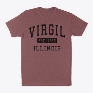 Virgil Illinois Classic Established Classic Dad T-Shirt