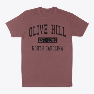 Olive Hill North Carolina Classic Established Classic Dad T-Shirt