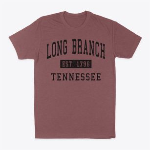 Long Branch Tennessee Classic Established Classic Dad T-Shirt