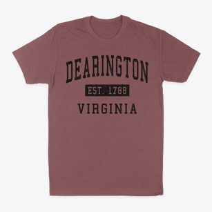 Dearington Virginia Classic Established Classic Dad T-Shirt