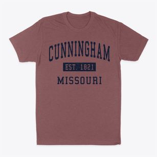 Cunningham Missouri Classic Established Classic Dad T-Shirt