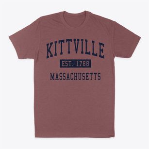 Kittville Massachusetts Classic Established Classic Dad T-Shirt